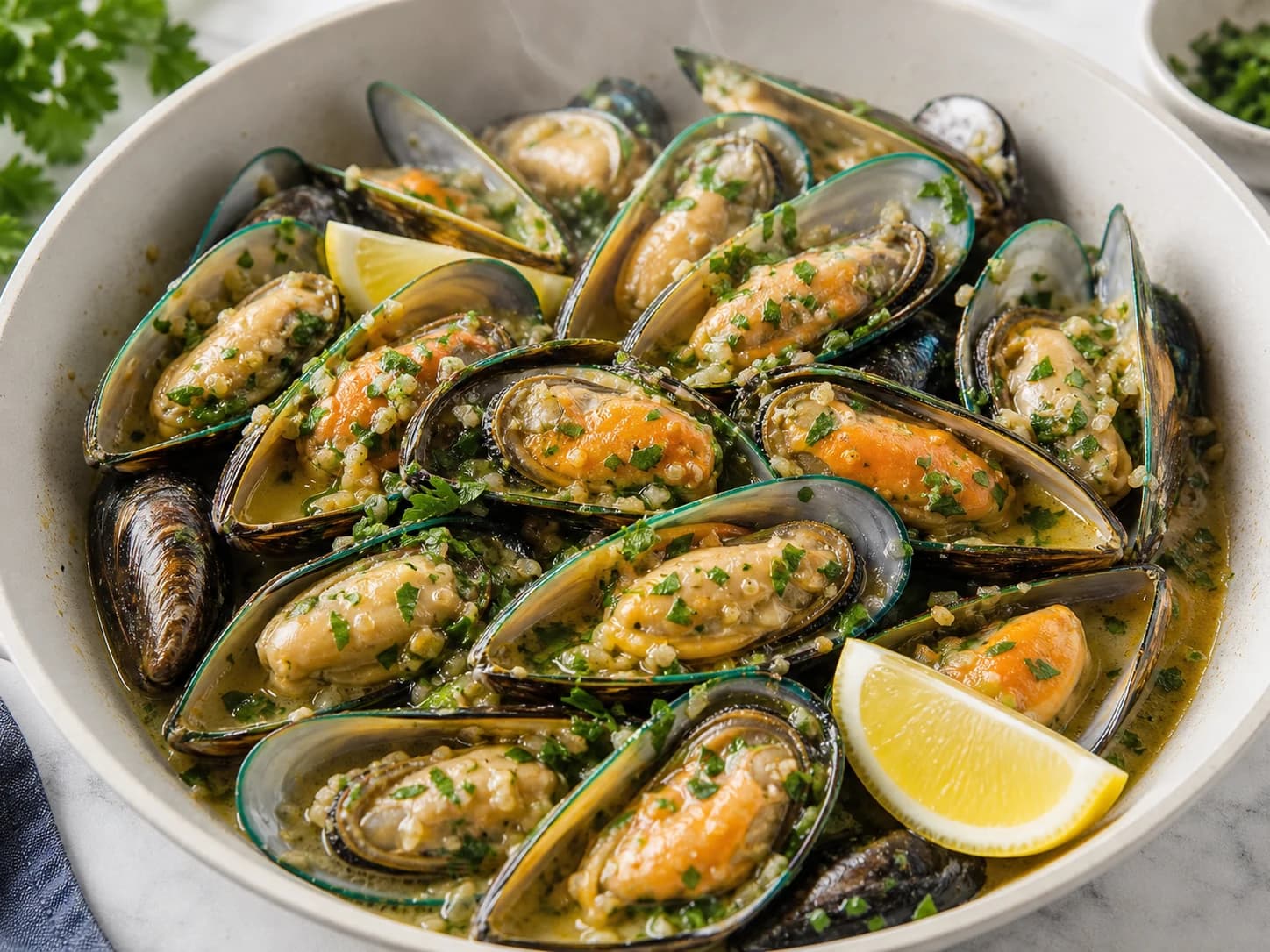 Garlic Butter Mussels